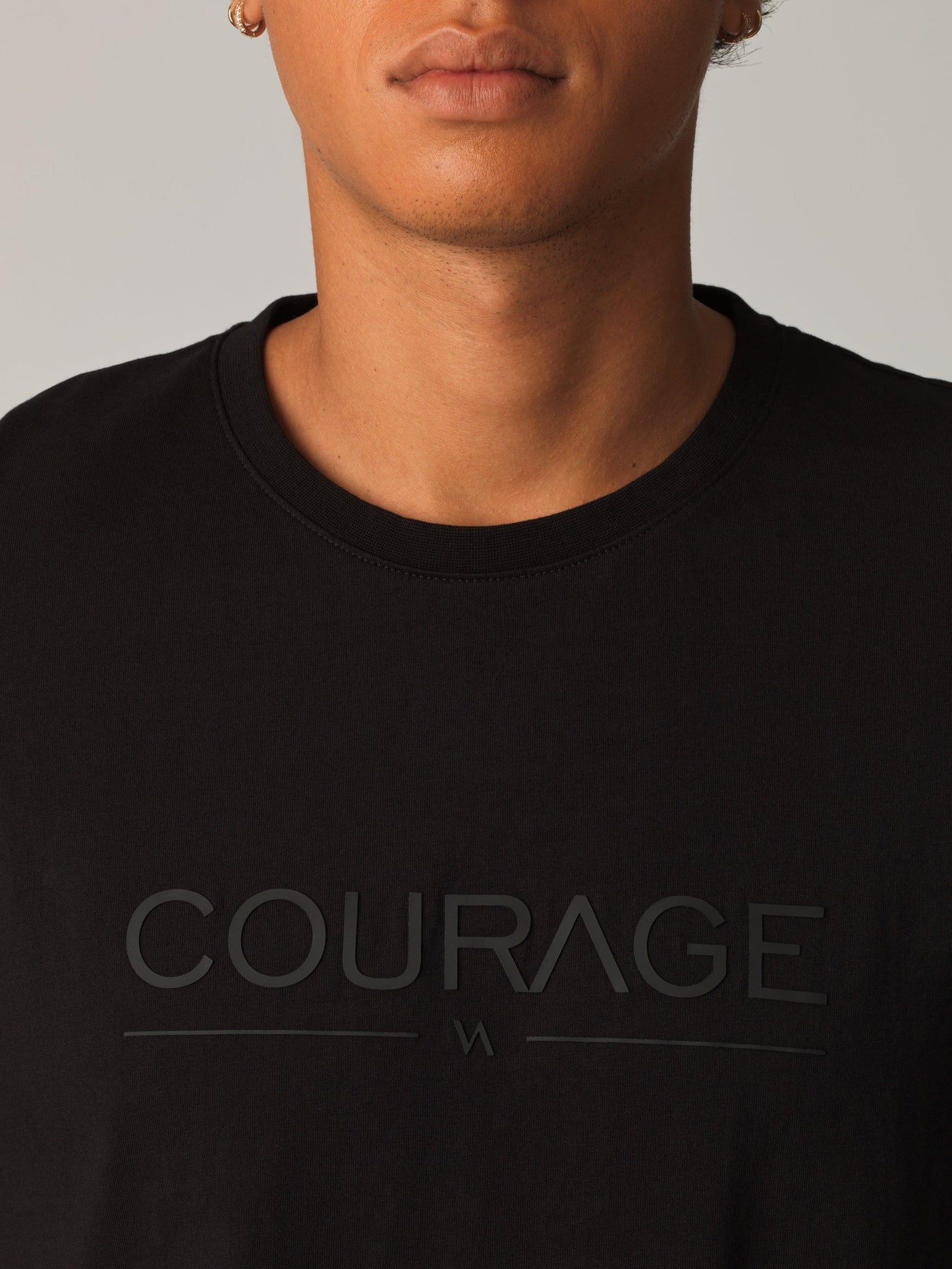 "Lupus" Men T-shirt - Black/Black