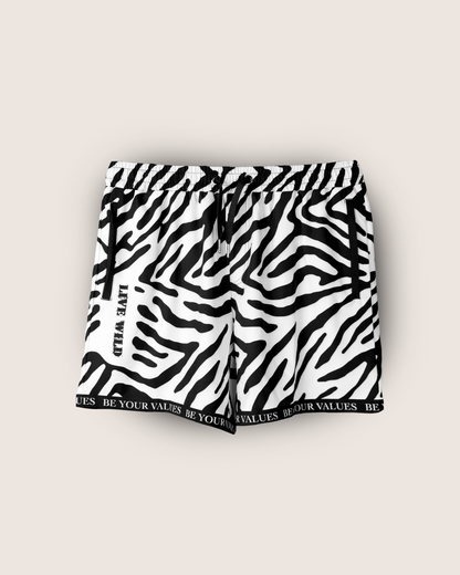 "Zebra" Shorts - Live Wild Edition