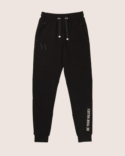 "Apis" Men Sweatpants - Black/Sand