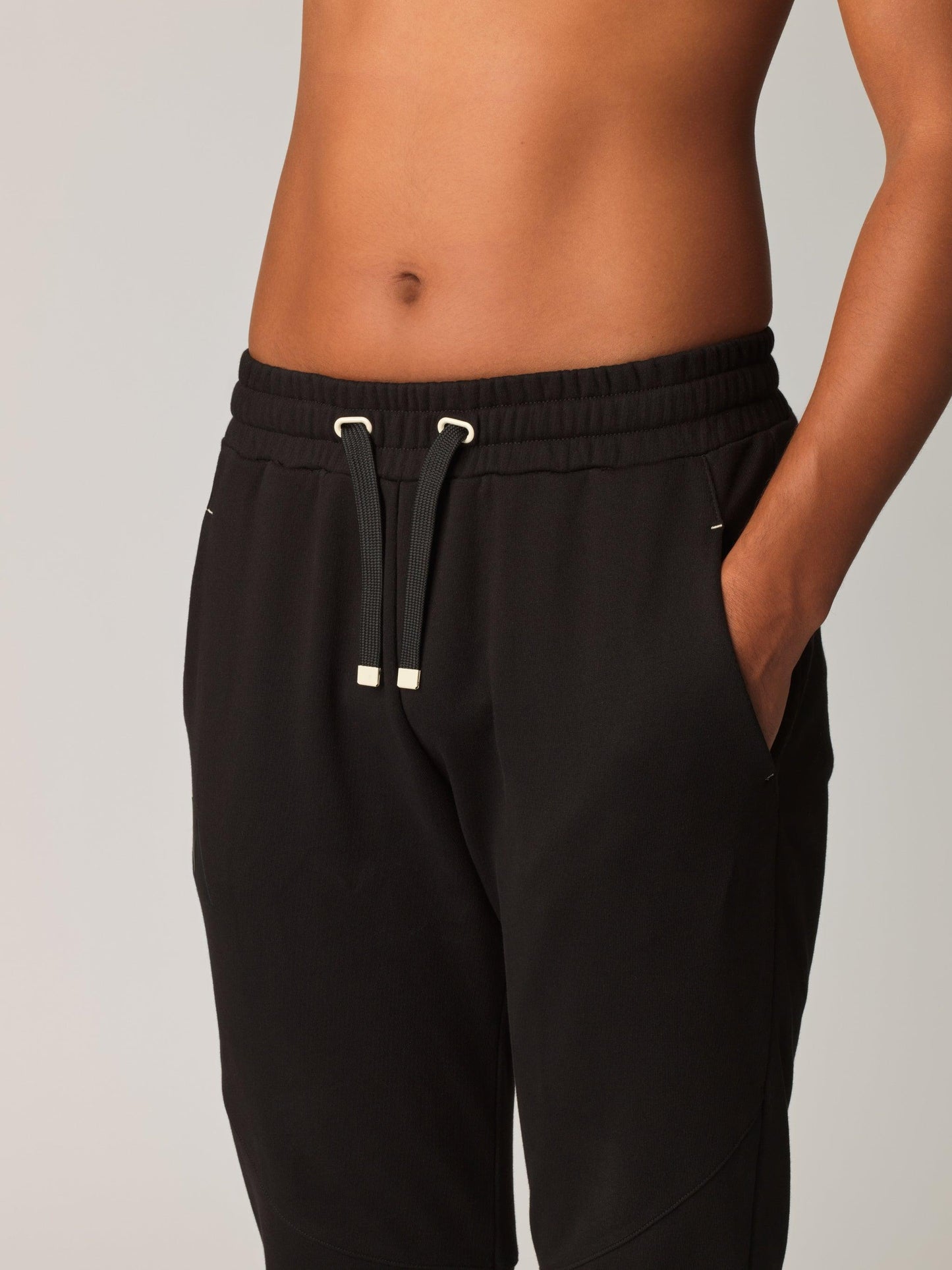 "Apis" Men Sweatpants - Black/Sand