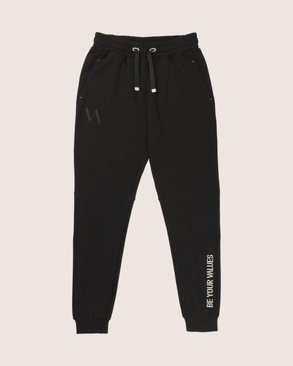 "Apis" Women Sweatpants - Black/Sand