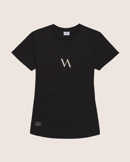 "Aquila" Women T-Shirt - Black/Sand