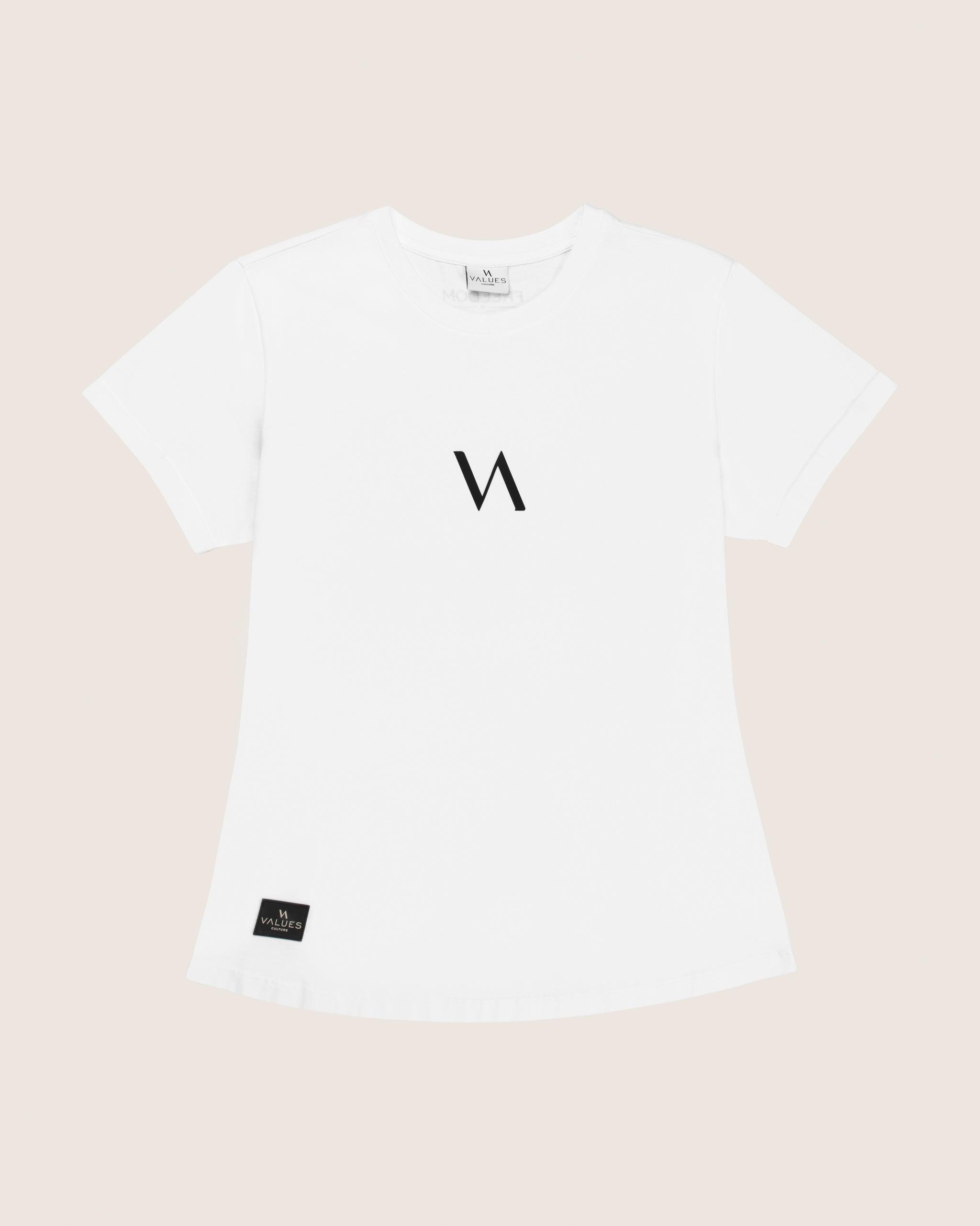 AQUILA | Women’s White and Black T-Shirt – Values Culture