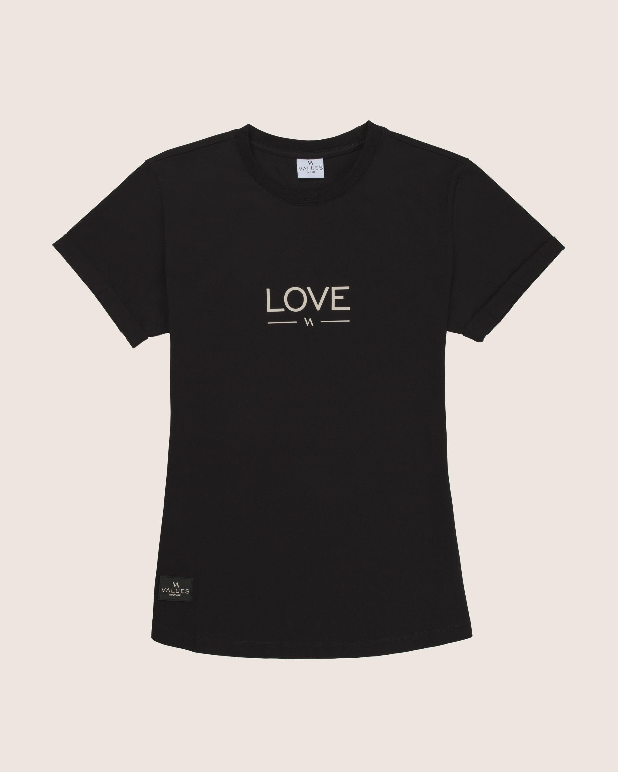 CASTOR | Women’s Black and Sand T-Shirt – Values Culture