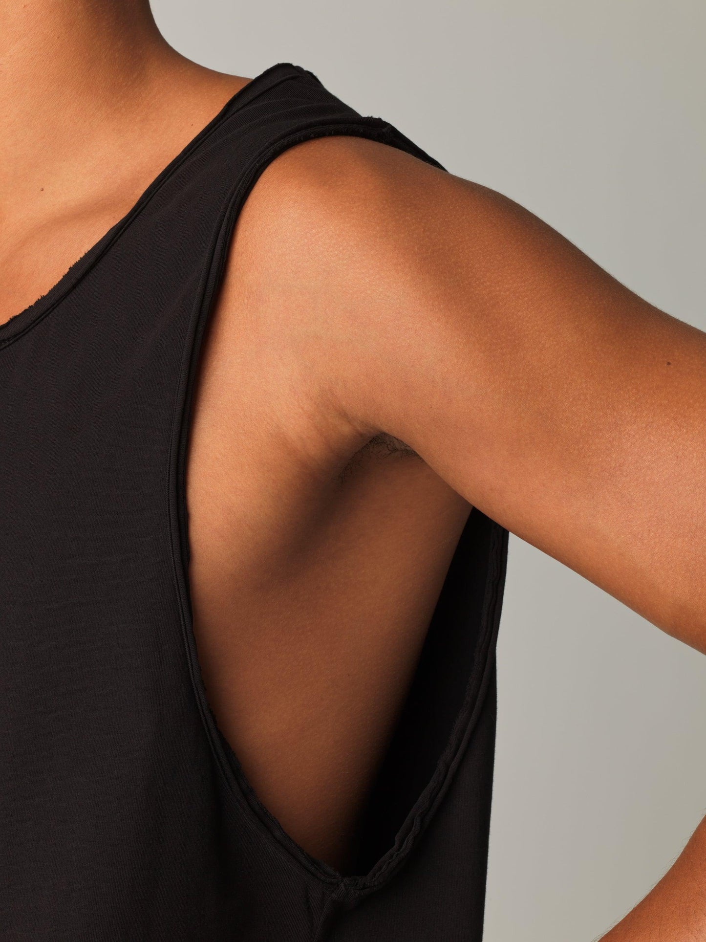 "Pongo" Men Tank Top - Black/Sand