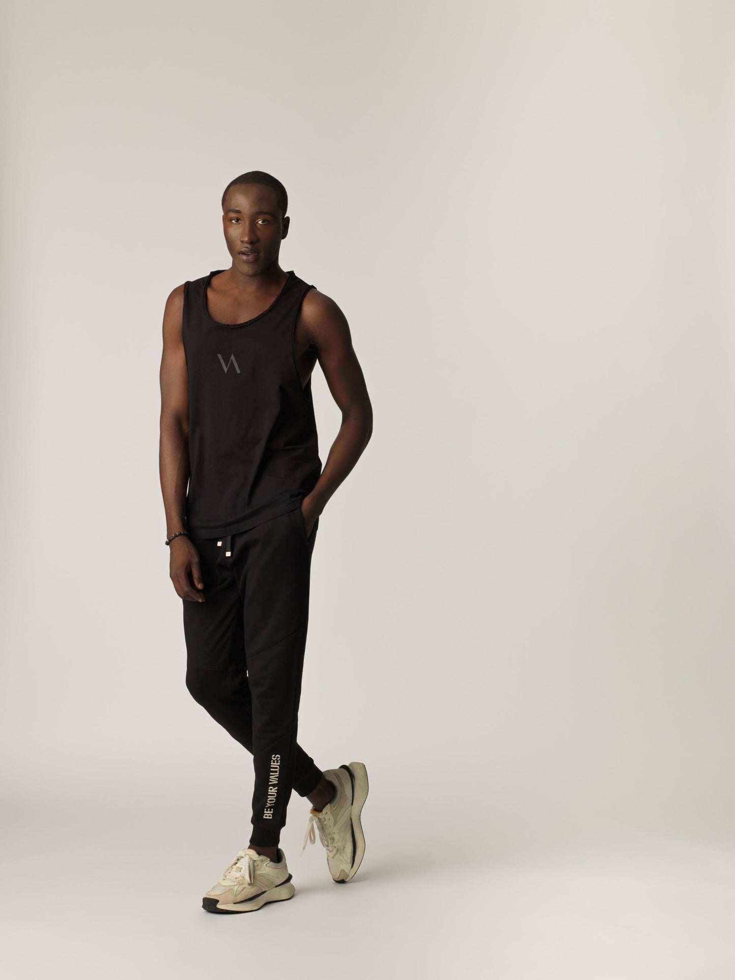 "Pongo x VA" Men Tank Top - Black/Black