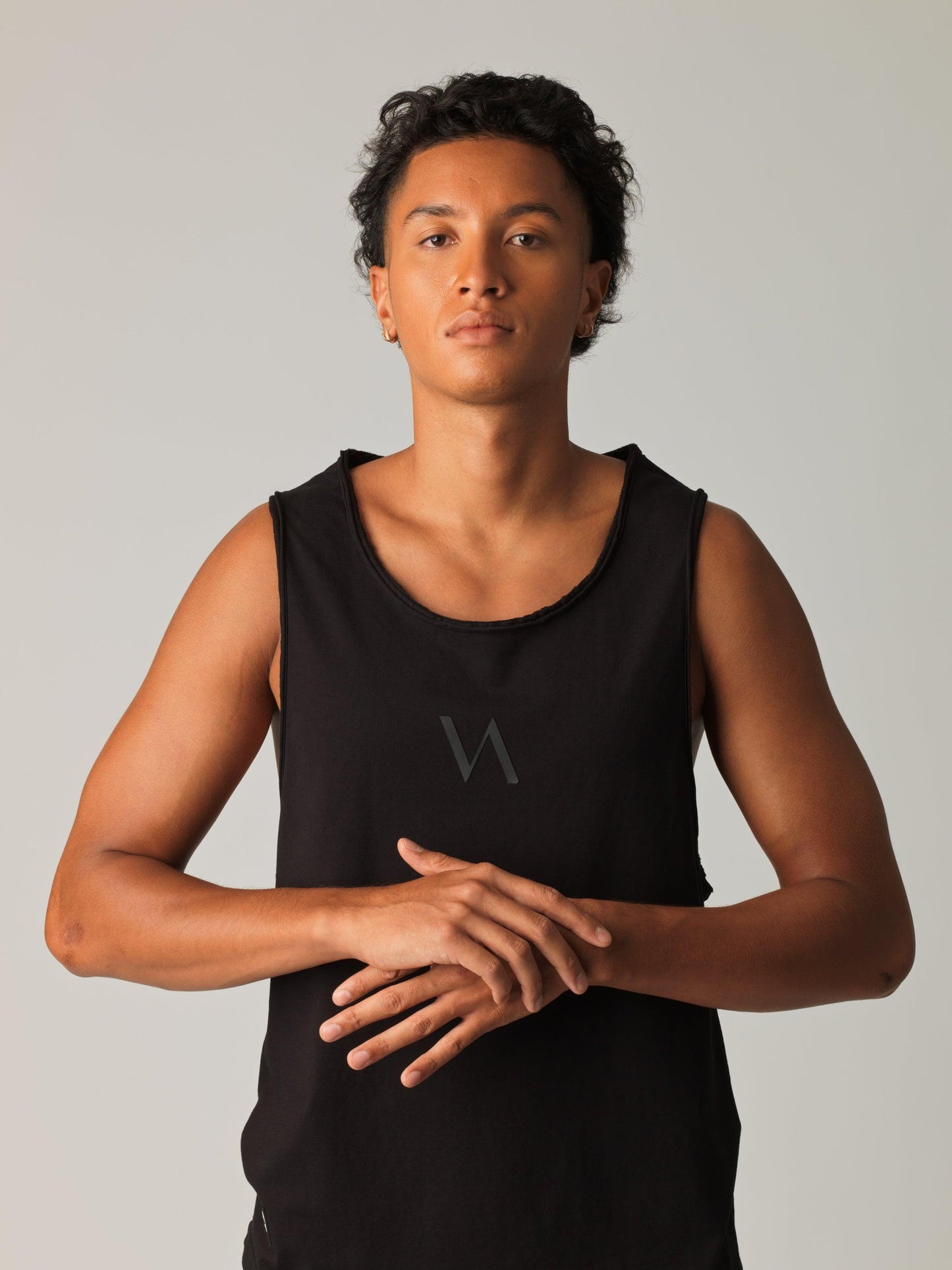 "Pongo x VA" Men Tank Top - Black/Black