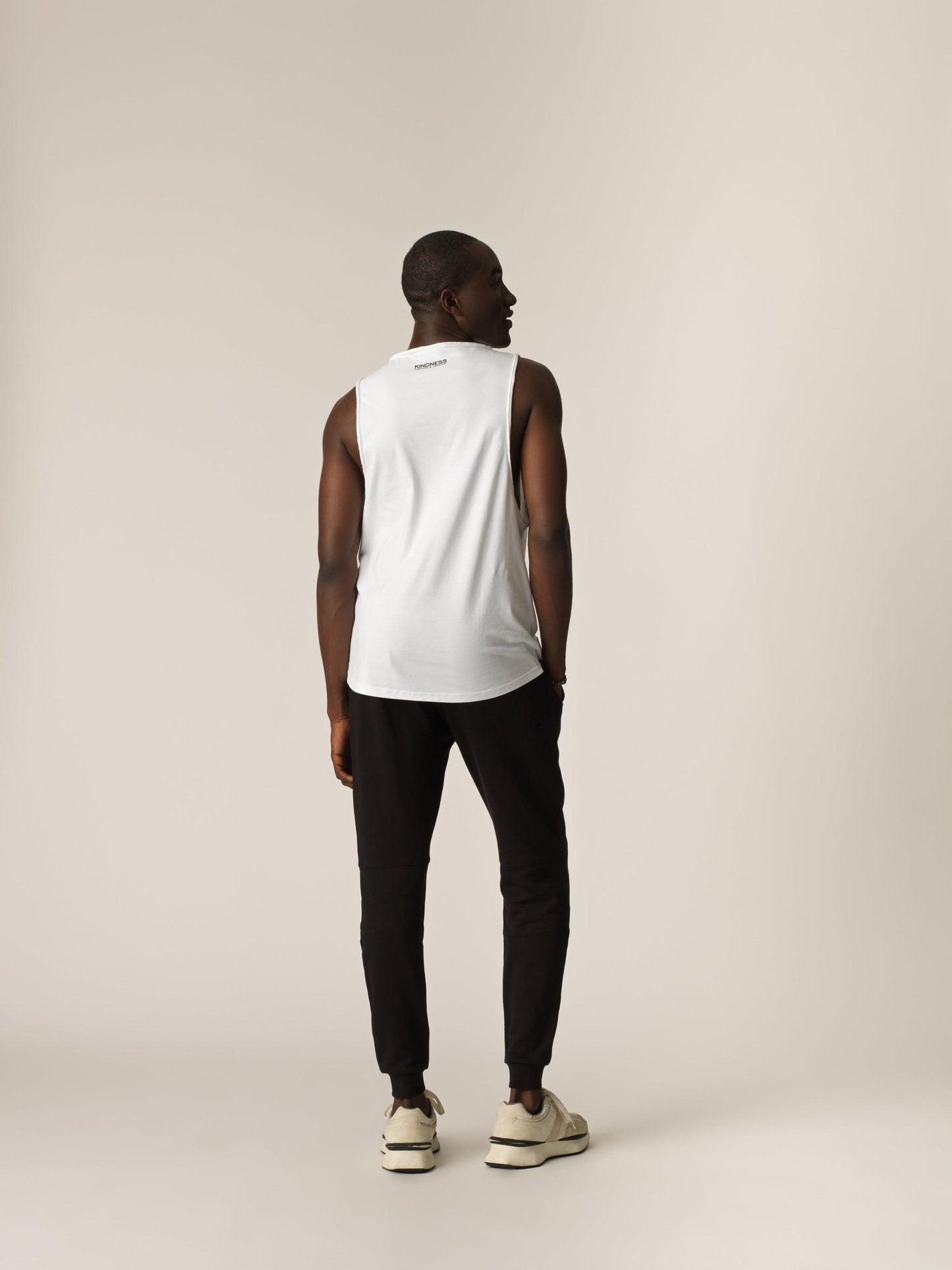 "Pongo x VA" Men Tank Top - White/Black